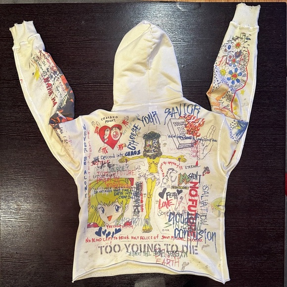 Men’s SAINT graphic designer hoodie 🔥 - Picture 2 of 3